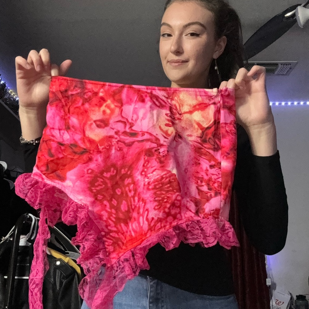 Pink skirt